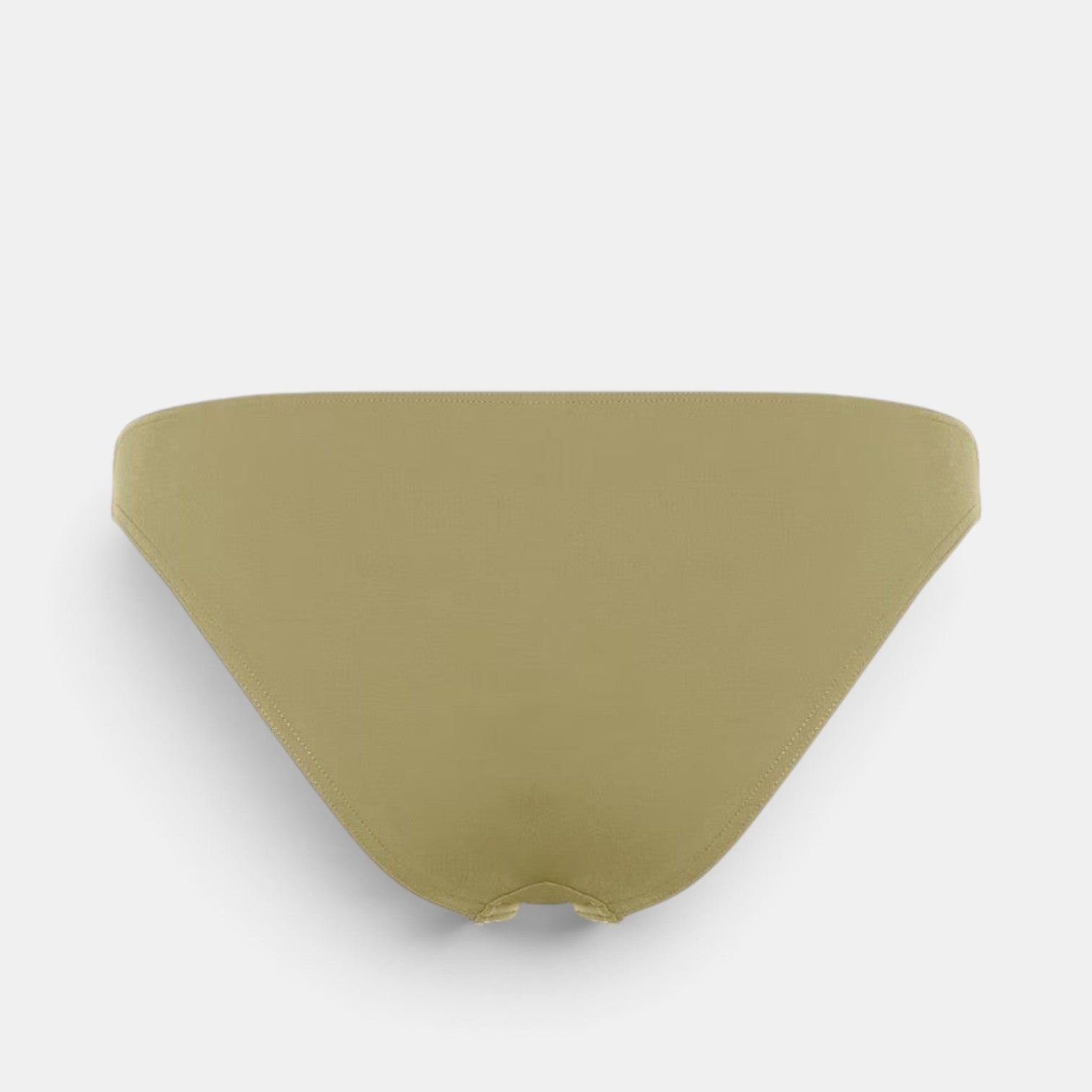 Shop Rescue Spa Fripon bikini bottoms in olive green with full coverage and a high-cut leg design.