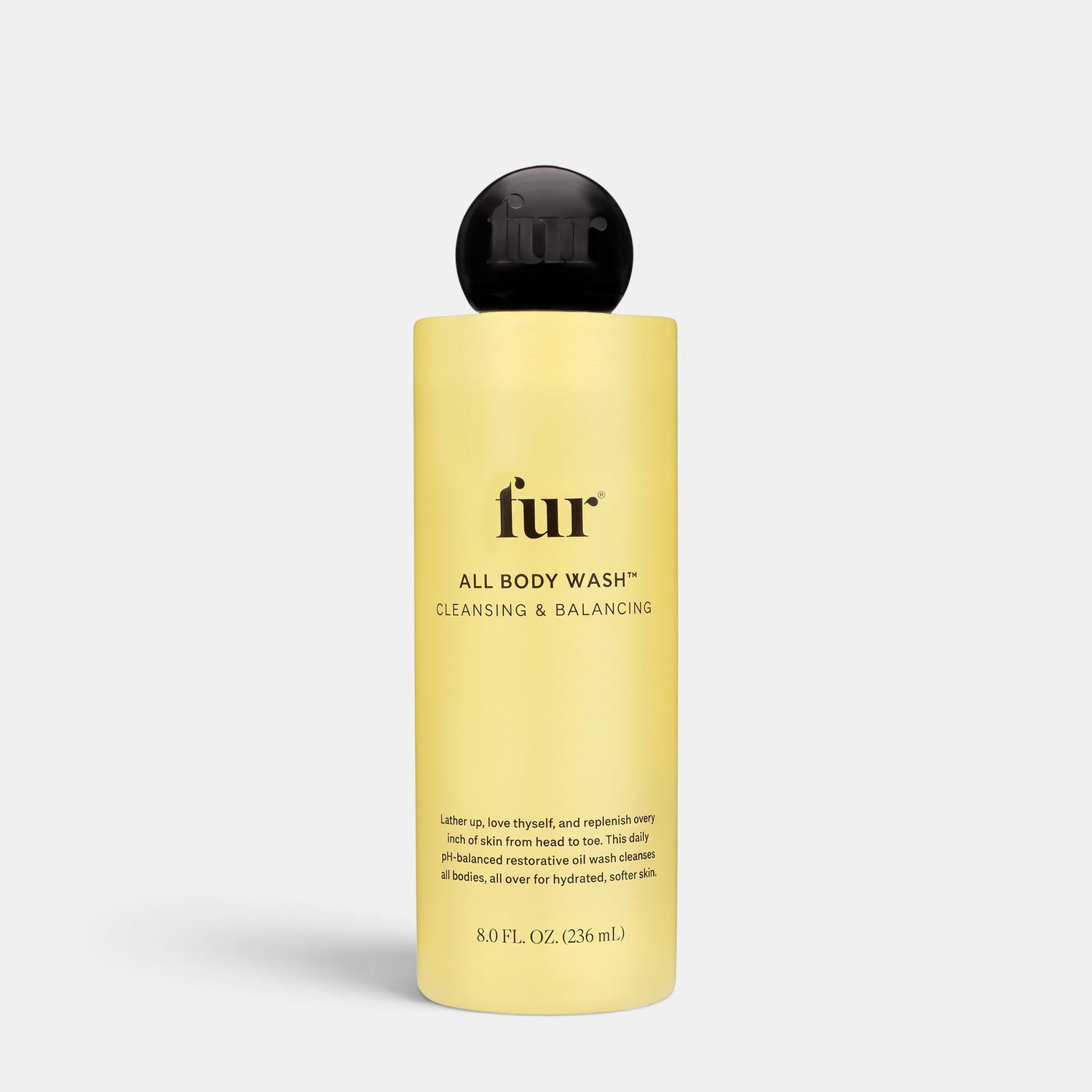 Shop Rescue Spa Fur All Body Wash in a yellow bottle with a black cap for gentle, pH-balanced skin cleansing.