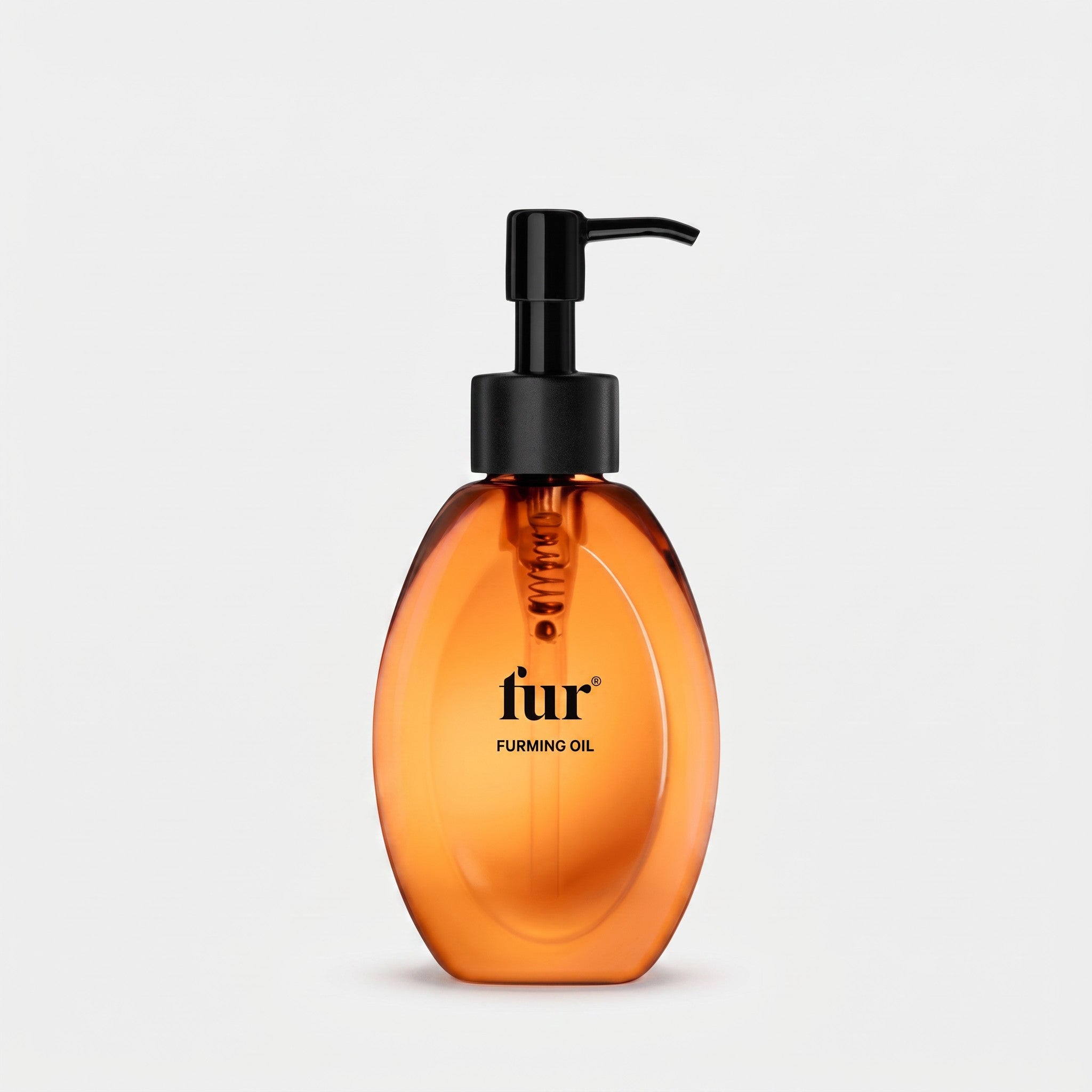 Shop Rescue Spa Furming Oil in an amber glass bottle with a black pump dispenser for firming and nourishing skin.