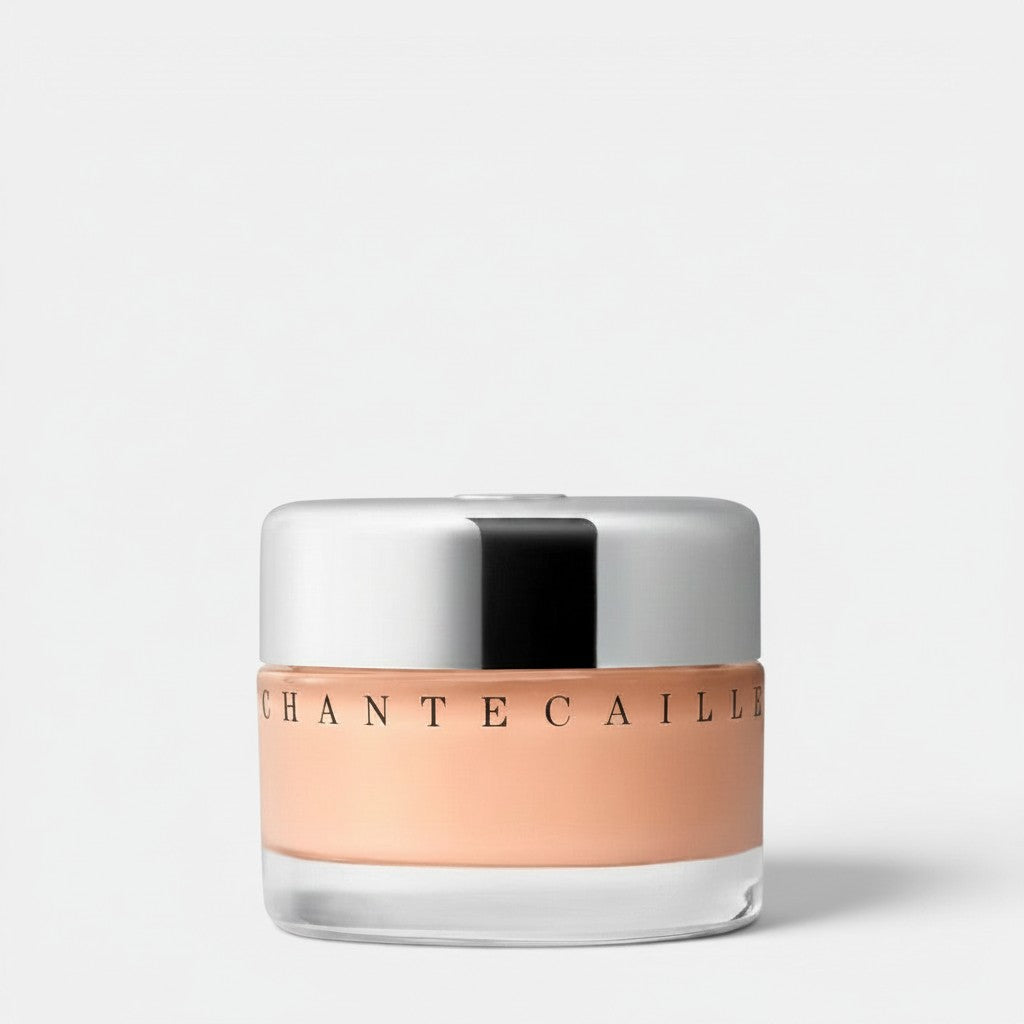 Shop Rescue Spa Chantecaille Future Skin Gel Foundation in a glass jar with silver lid. Natural finish.