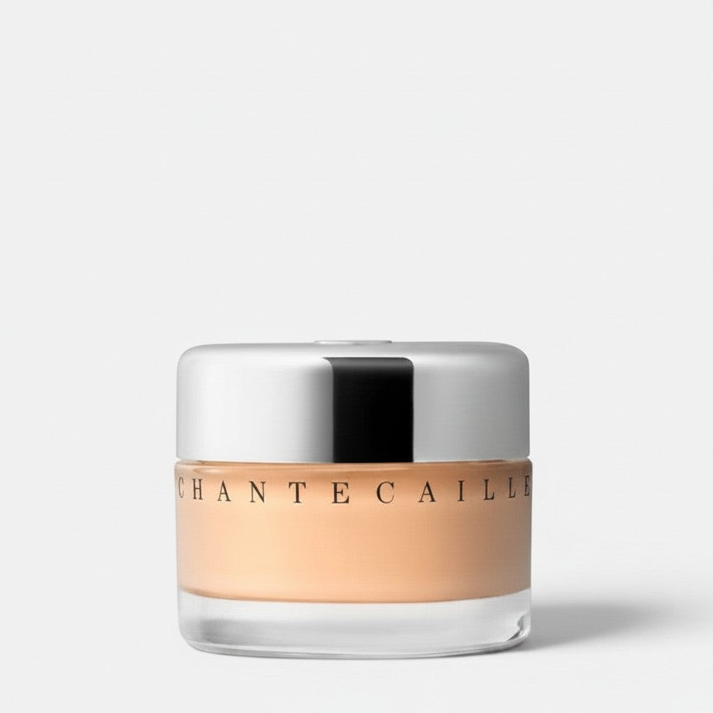 Shop Rescue Spa Chantecaille Future Skin Gel Foundation in a light-medium shade with a silver cap.