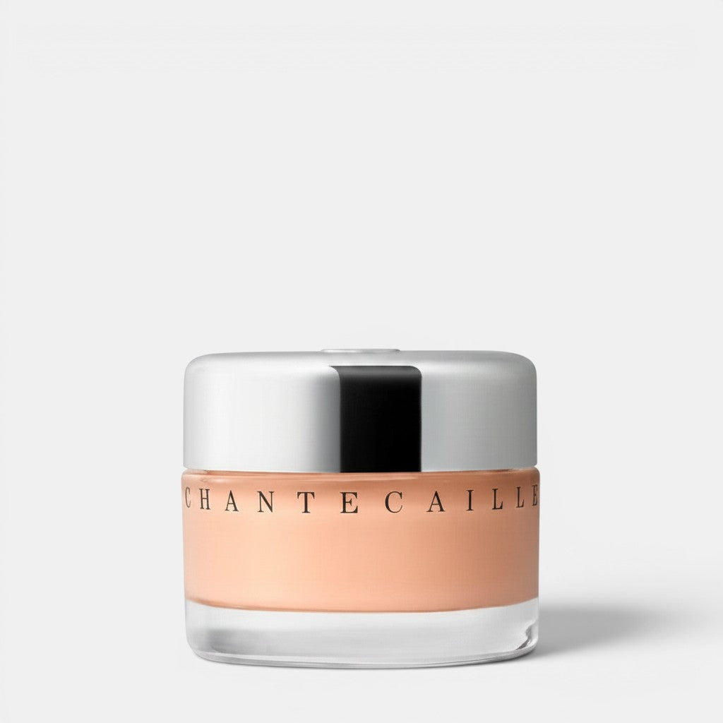 Shop Rescue Spa Chantecaille Future Skin Gel Foundation in a light peachy-beige shade with a silver and black cap.