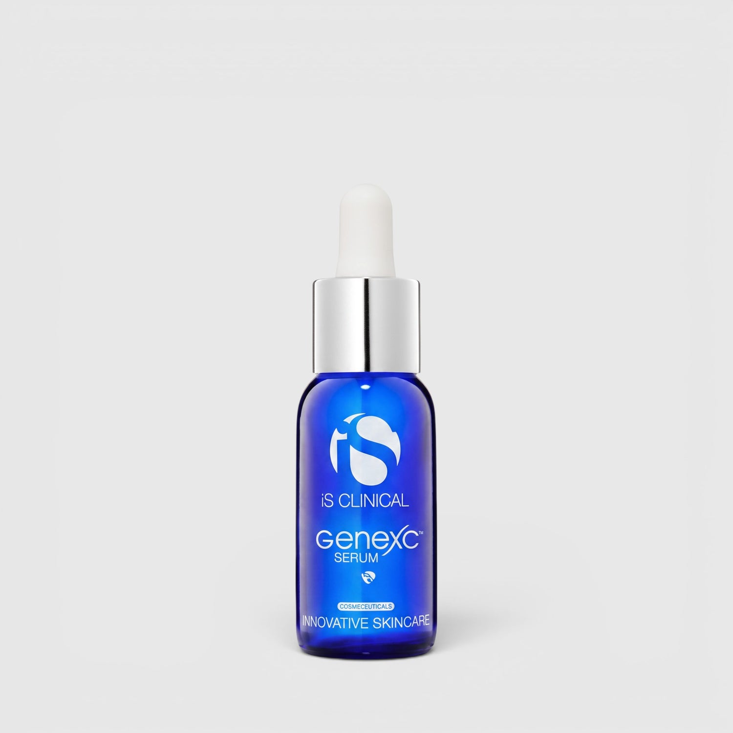 Shop Rescue Spa iS Clinical Genexc Serum in a blue glass dropper bottle for anti-aging and skin brightening.