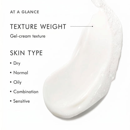 Shop Rescue Spa Gentle Cleanser showing a rich, white gel-cream texture swatch for sensitive and dry skin types