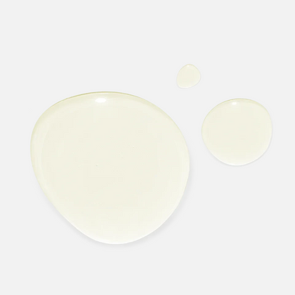 Shop Rescue Spa The Geranium Rose Body Oil texture showing a clear, lightweight, silky botanical oil drop