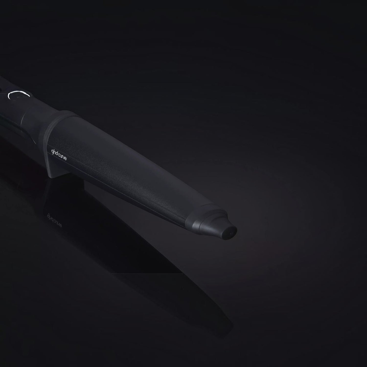 Shop Rescue Spa ghd curve creative curl tapered wand in matte black with cool tip for textured beachy waves