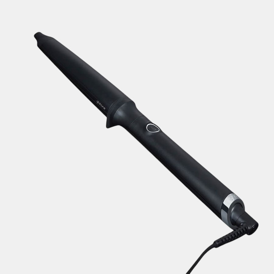 Shop Rescue Spa ghd curve creative curl tapered wand in matte black for beachy waves with a cool tip and swivel cord