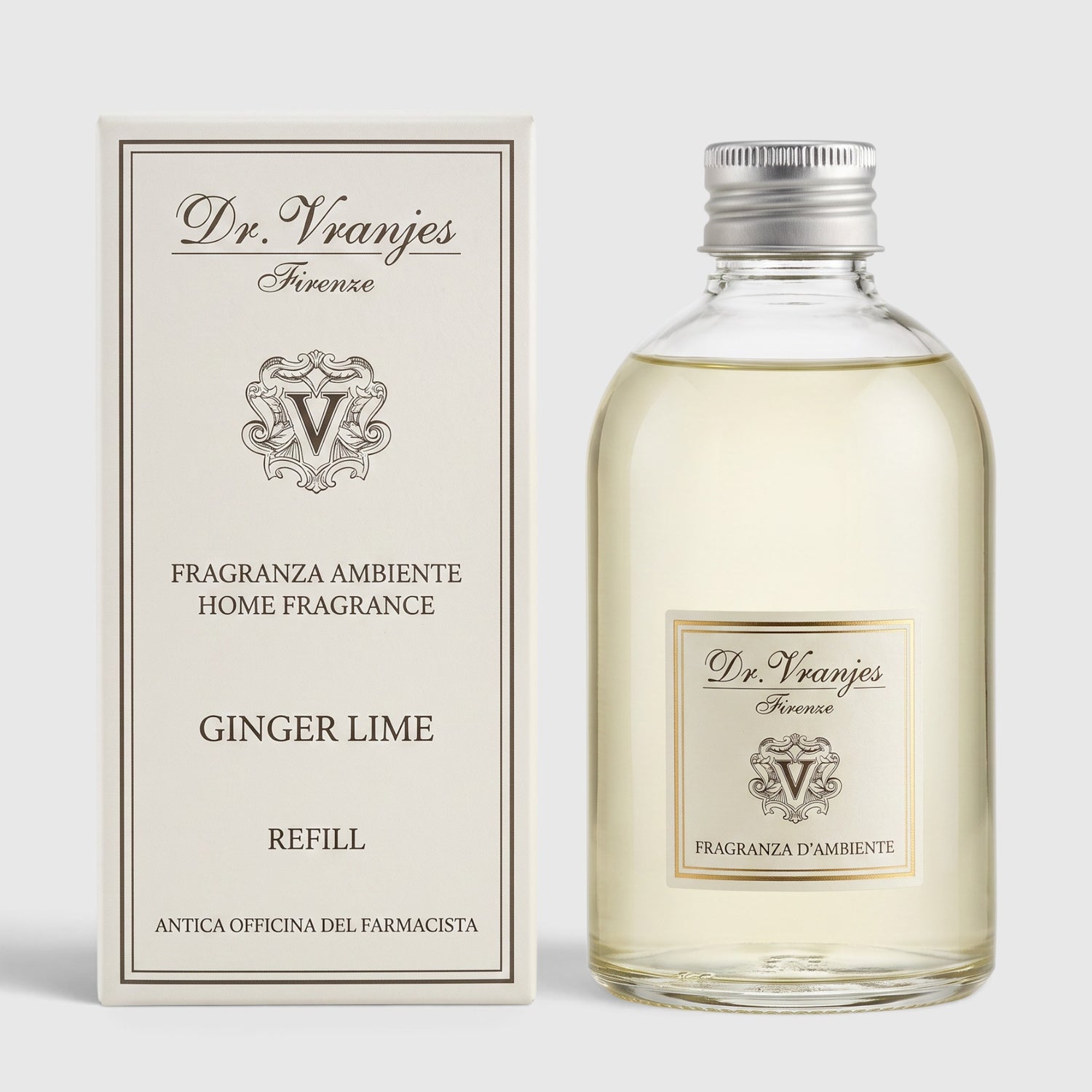 Shop Rescue Spa Ginger Lime room diffuser refill bottle with white branded box featuring citrus and ginger notes