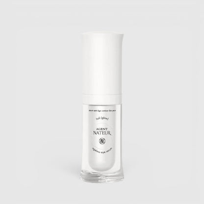 Shop Rescue Spa Holi (glow) Ageless Eye Serum in a sleek white pump bottle for hydrating and brightening eye care.