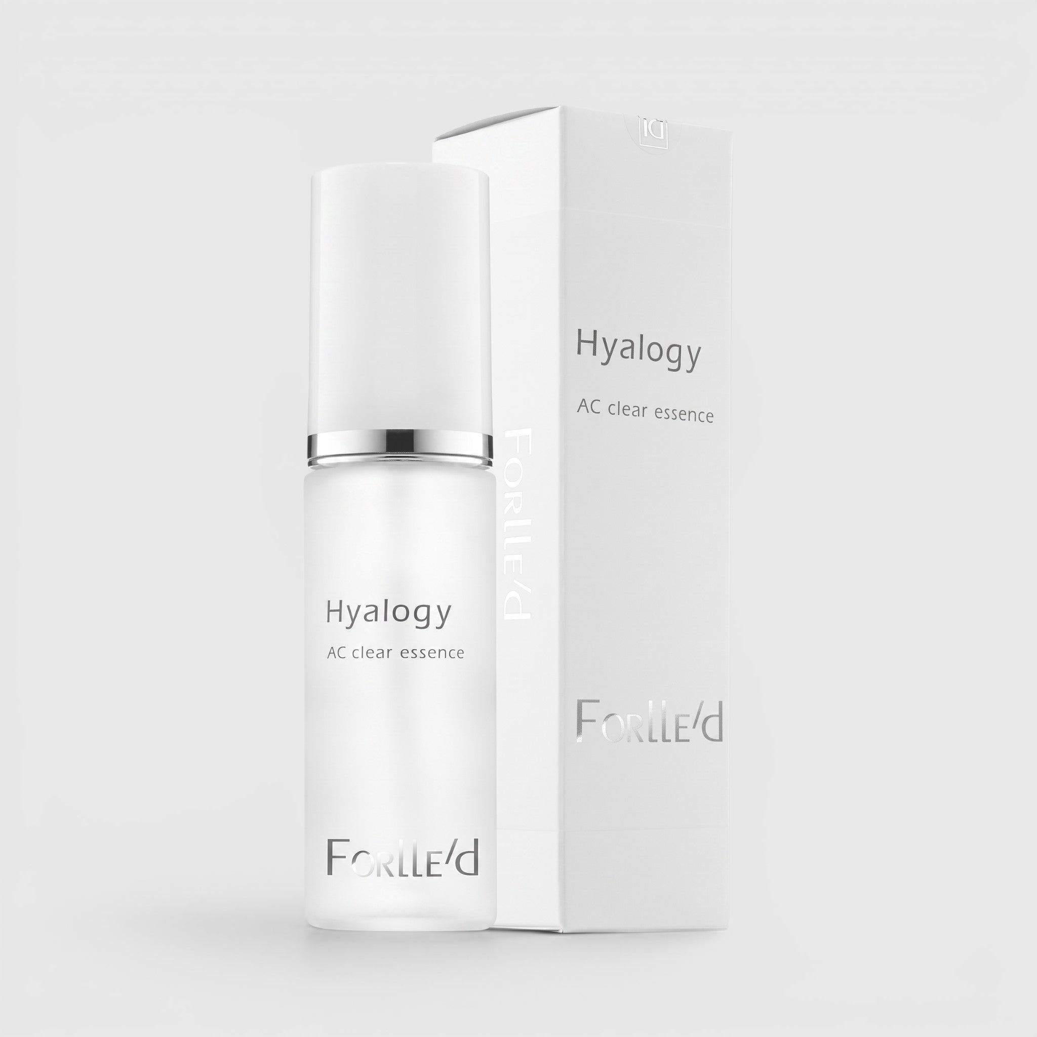 Shop Rescue Spa Hyalogy AC Clear Essence serum bottle and white packaging box for oily and blemish-prone skin