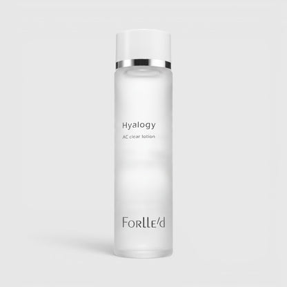 Shop Rescue Spa Hyalogy AC Clear Lotion in a frosted glass bottle for oily and blemish-prone skin