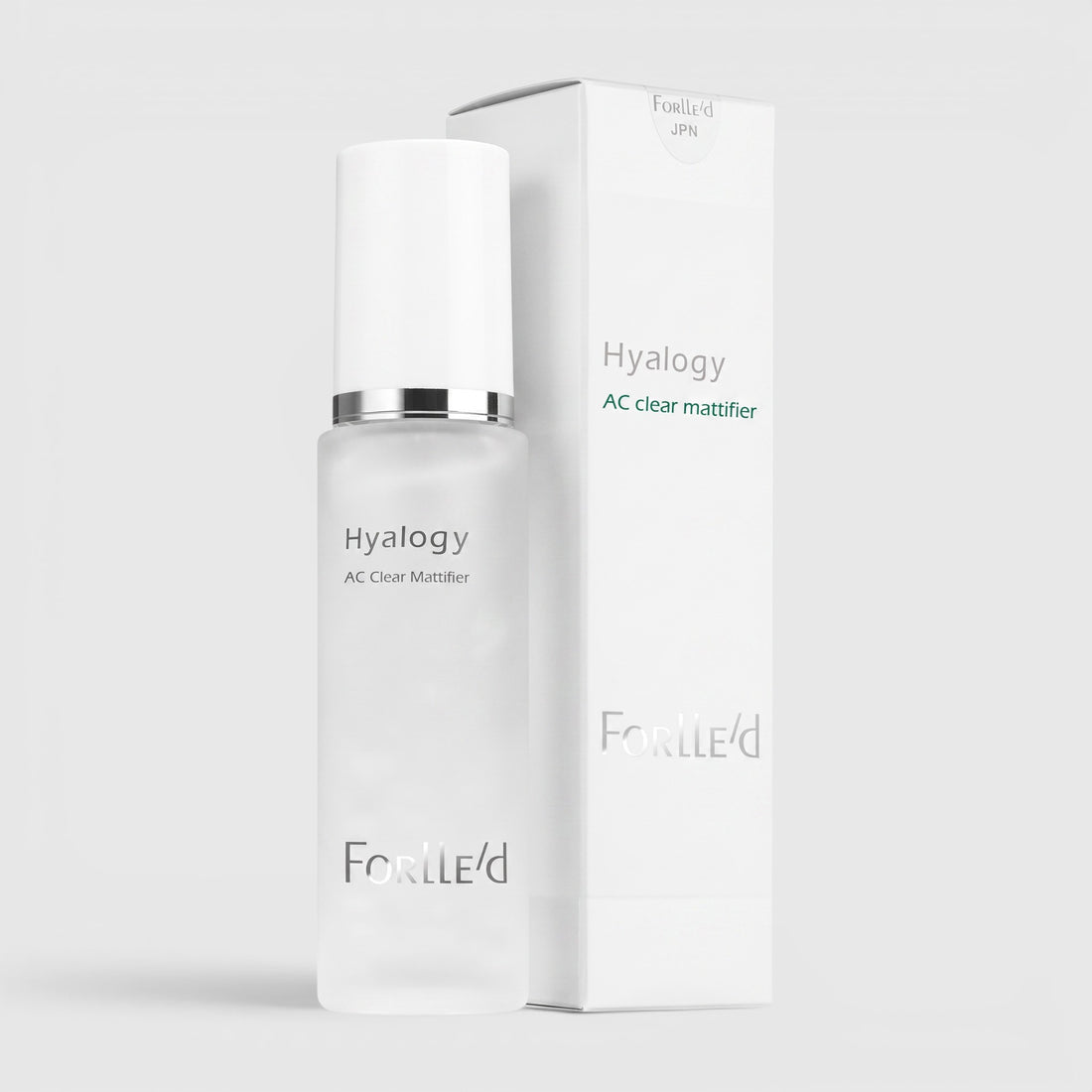 Shop Rescue Spa Hyalogy AC Clear Mattifier emulsion bottle and white product box for oily skin care.