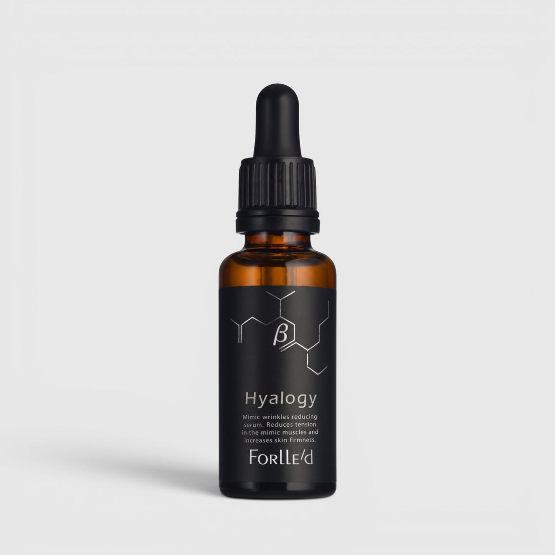Shop Rescue Spa Hyalogy Beta anti-aging serum in an amber glass dropper bottle for wrinkle reduction.