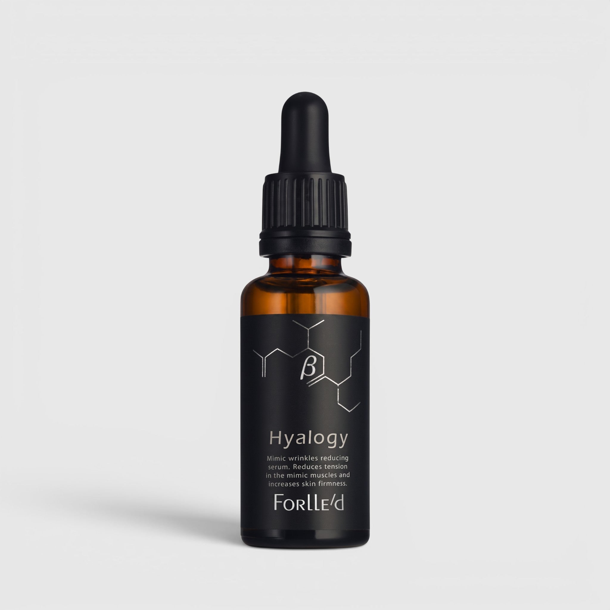 Shop Rescue Spa Hyalogy Beta anti-aging serum in an amber glass dropper bottle for wrinkle reduction.