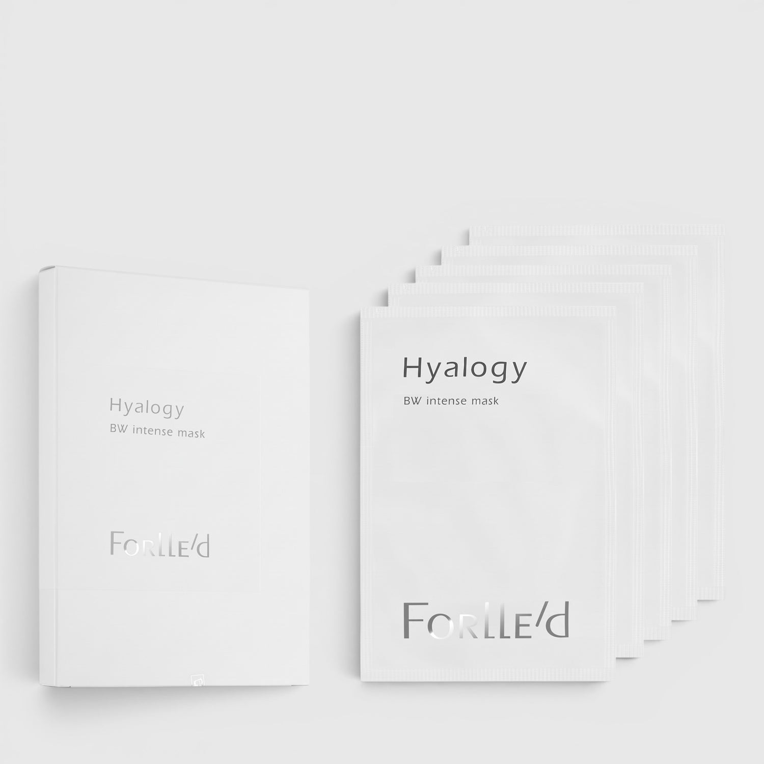Shop Rescue Spa Hyalogy BW Intense Mask set of five brightening and smoothing sheet masks in white packaging