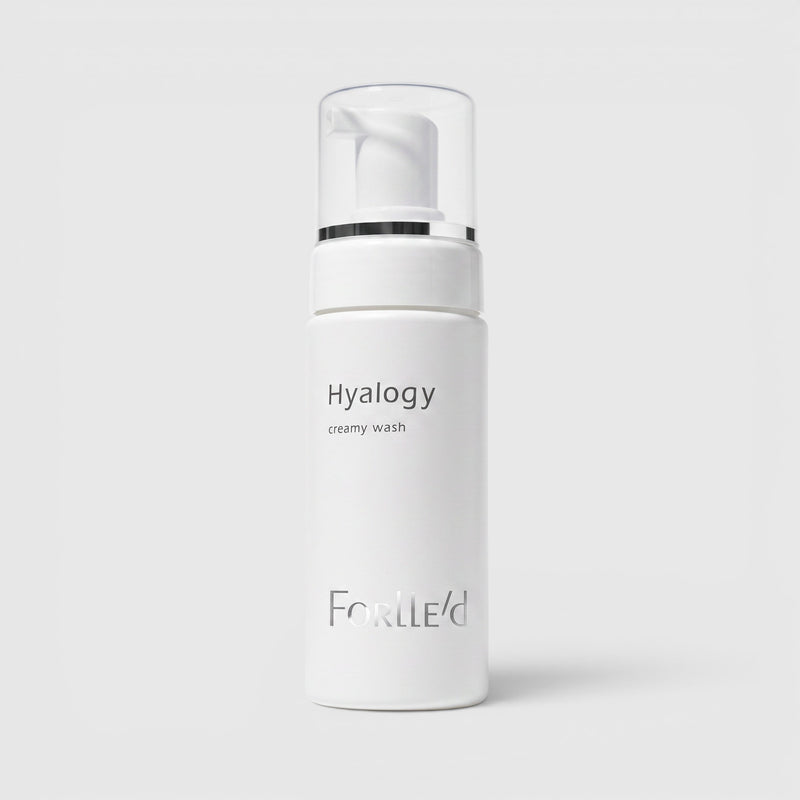 Shop Rescue Spa Hyalogy Creamy Wash 150ml hydrating facial cleansing foam in a white pump bottle.