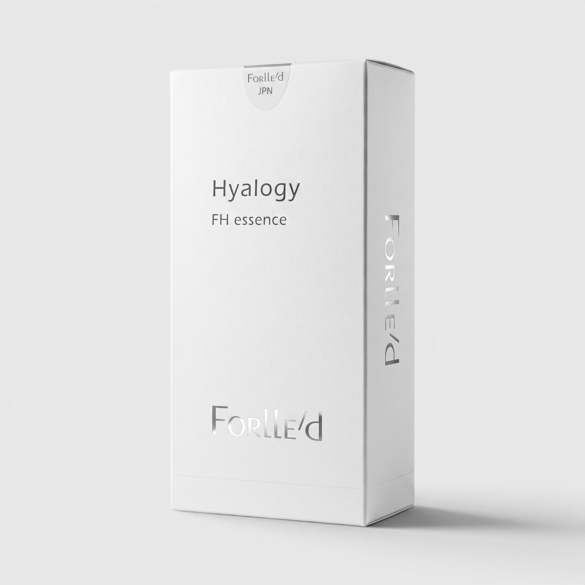 Shop Rescue Spa Hyalogy FH Essence anti-aging serum box in white packaging with silver metallic branding