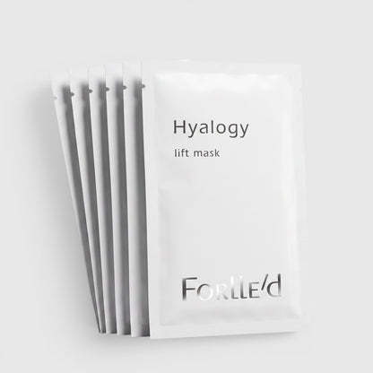 Shop Rescue Spa Hyalogy Lift mask set of five white individual facial treatment sachets for anti-aging and firming