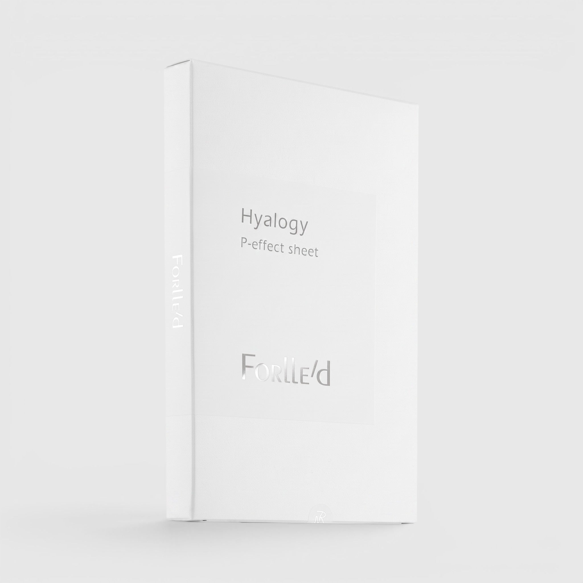 Shop Rescue Spa Hyalogy P-effect Sheet eye mask packaging in a minimalist white box for skin rejuvenation.