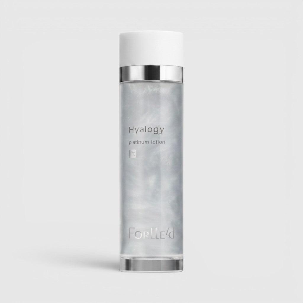Shop Rescue Spa Hyalogy Platinum Lotion 120ml antioxidant toner in a clear bottle with a white cap