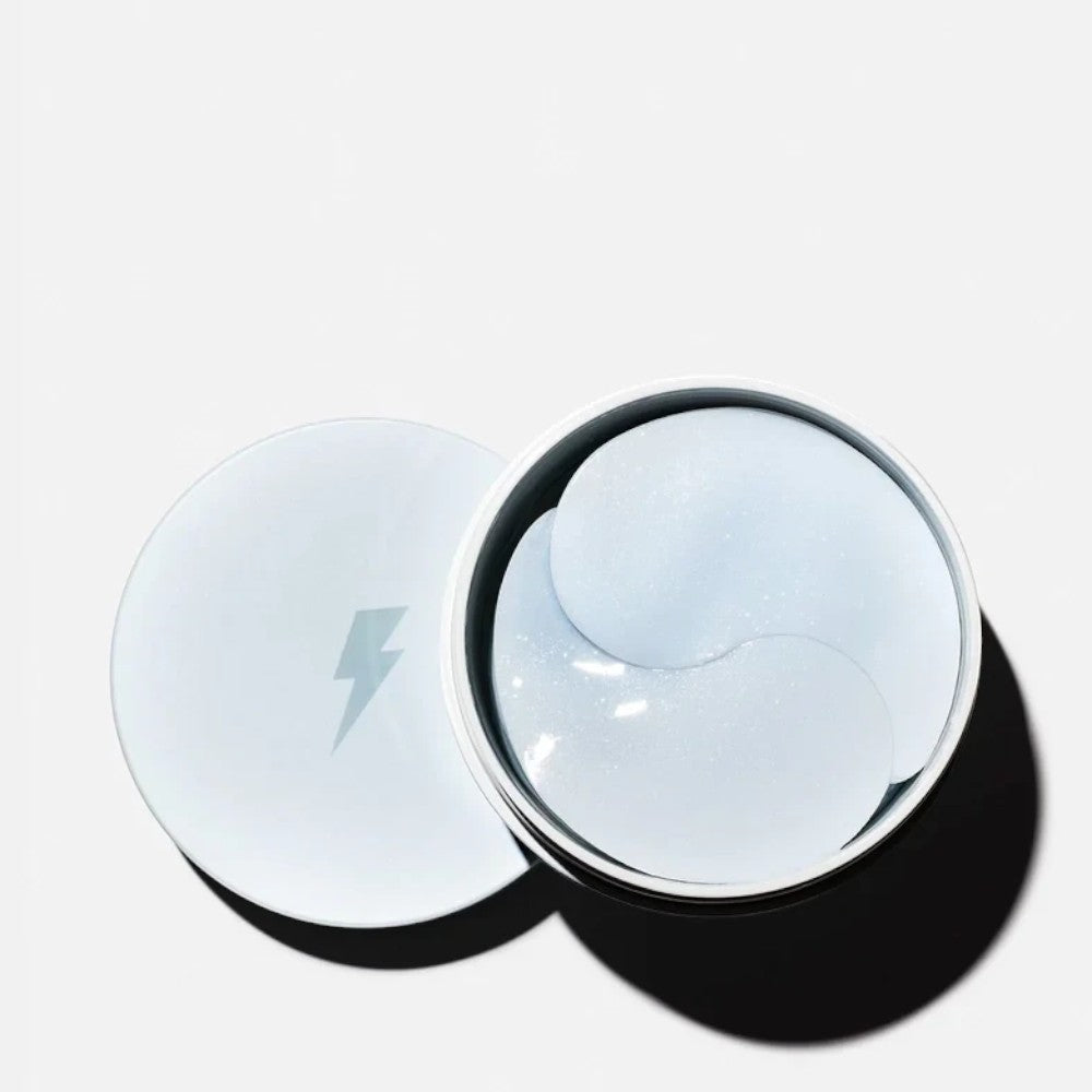 Shop Rescue Spa NuFACE IonPlex Hydra-Gel Power Patches in a light blue jar with a lightning bolt logo on the lid