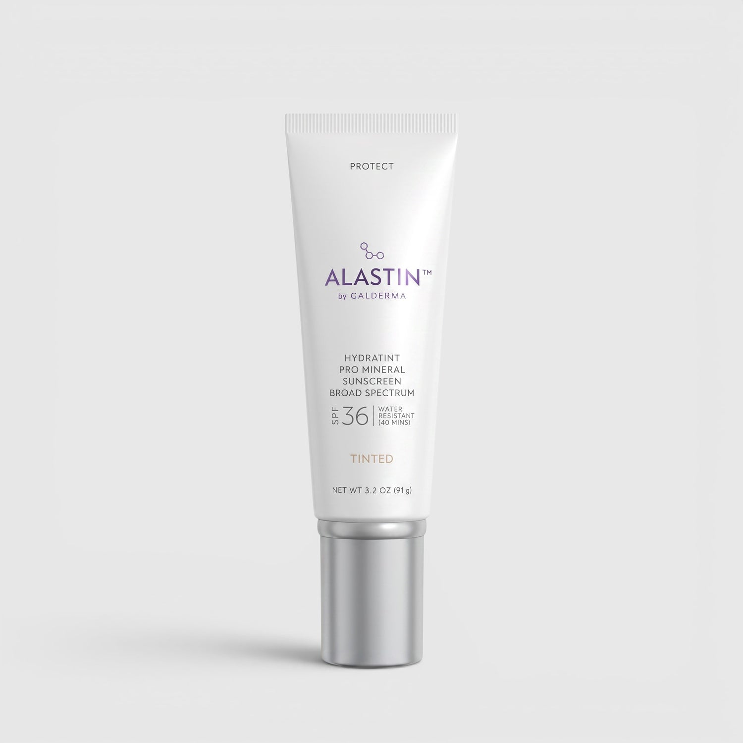 Shop Rescue Spa HydraTint Pro Mineral Sunscreen SPF 36 in a white tube for broad-spectrum face protection.