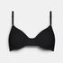 Shop Rescue Spa ILONA black full cup bra in recycled polyamide jersey with adjustable front straps
