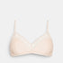 Shop Rescue Spa Infime beige full-cup bra with delicate lace trim along the neckline and underbust band.
