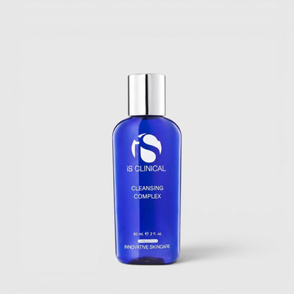 Shop Rescue Spa iS Clinical Cleansing Complex face wash in a 60ml blue bottle for oily and blemish-prone skin.