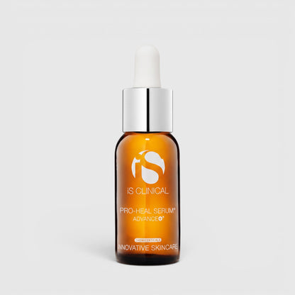 Shop Rescue Spa iS CLINICAL Pro-Heal Serum Advance+ in an amber glass bottle with a white dropper cap.