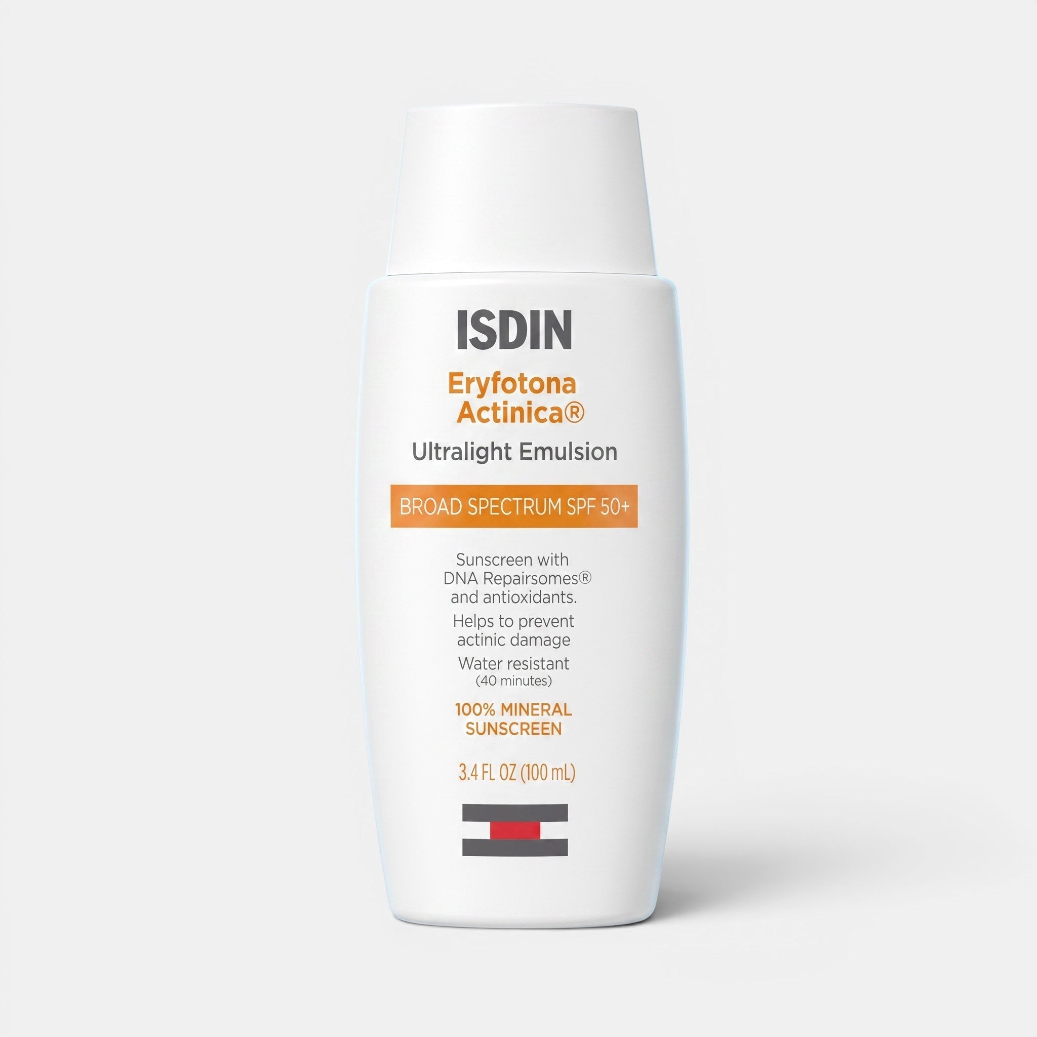 Shop Rescue Spa ISDIN Eryfotona Actinica 100% mineral SPF 50 sunscreen bottle