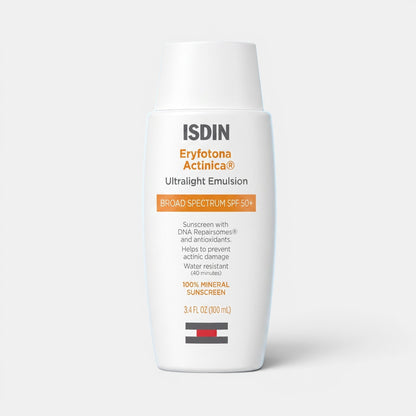 Shop Rescue Spa ISDIN Eryfotona Actinica 100% mineral SPF 50 sunscreen bottle
