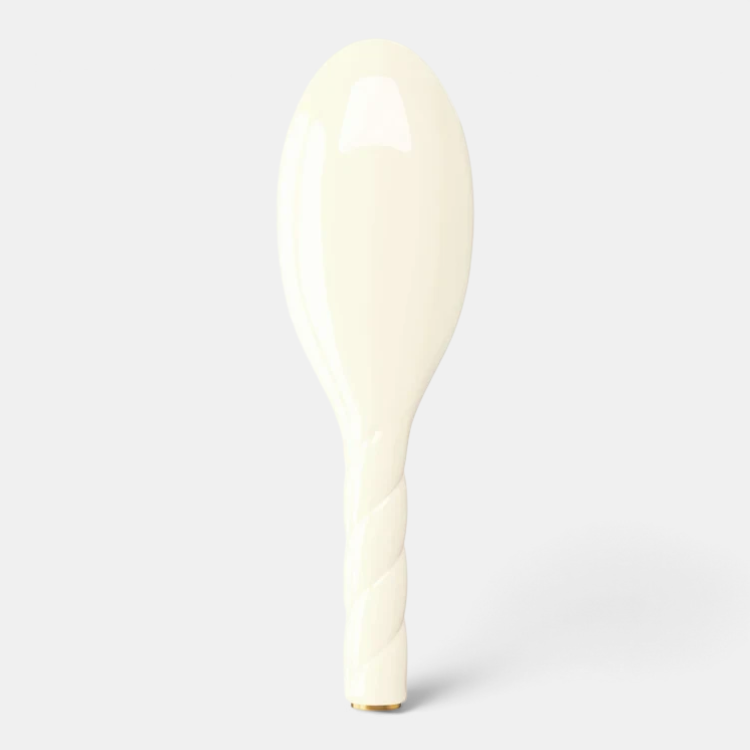 Shop Rescue Spa N.03 large essential soft hair brush in cream with a twisted handle design