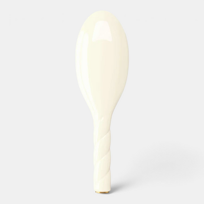 Shop Rescue Spa N.03 large essential soft hair brush in cream with a twisted handle design