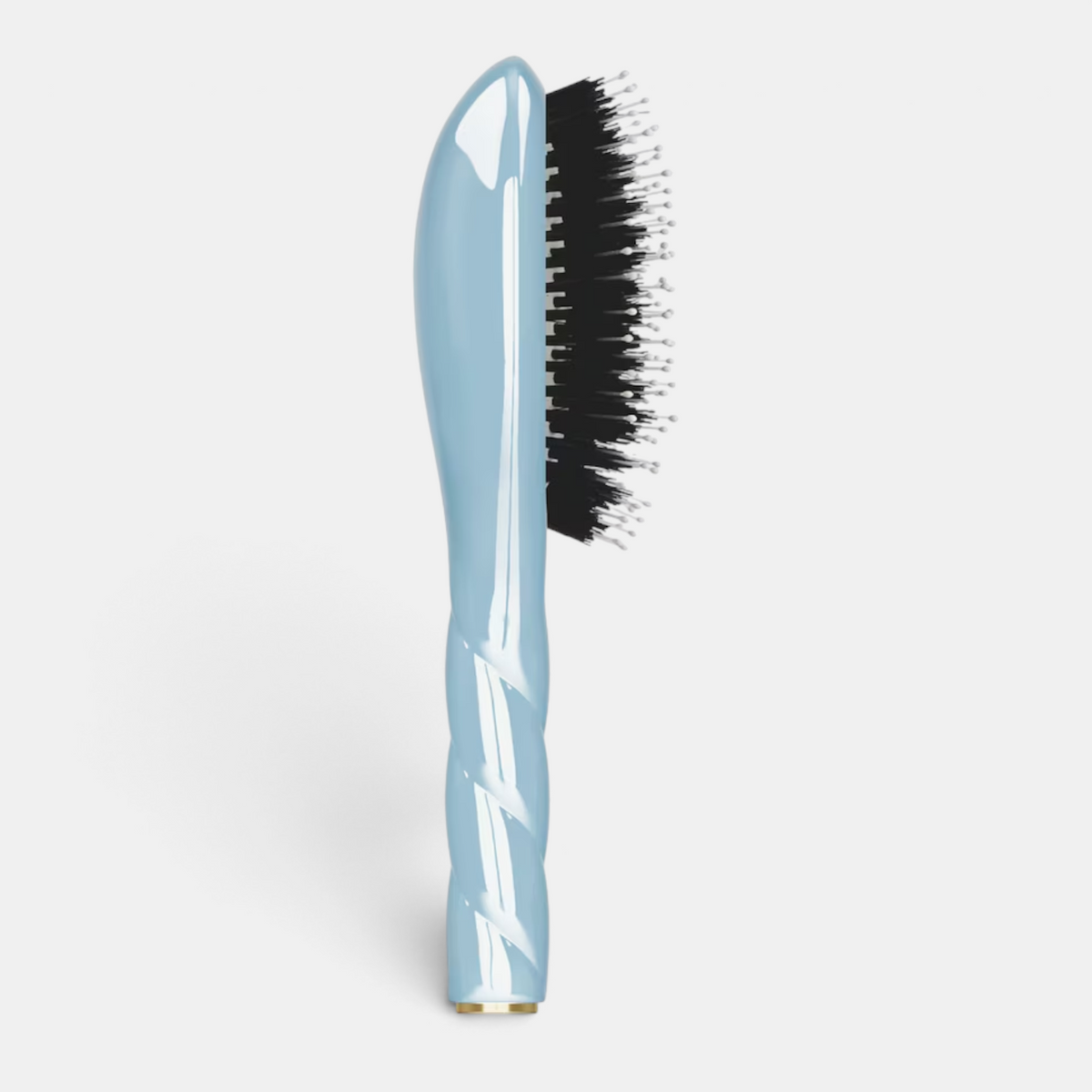 Shop Rescue Spa N.03 large essential soft hair brush with a light blue twisted handle and boar bristle mix