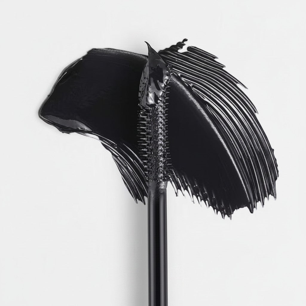 Shop Rescue Spa black tubing mascara with a wand showing definition and length, glossy finish.