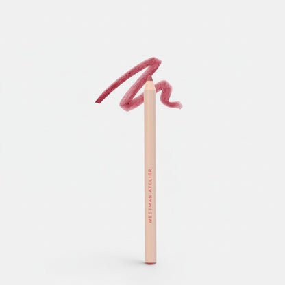 Shop Rescue Spa Lip Shape Lip Liner in a dusty nude rose shade with a creamy, precise pencil tip and color swatch.
