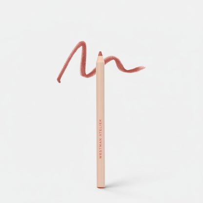 Shop Rescue Spa Lip Shape Lip Liner in a dusty nude rose shade with a creamy, precise application swatch.