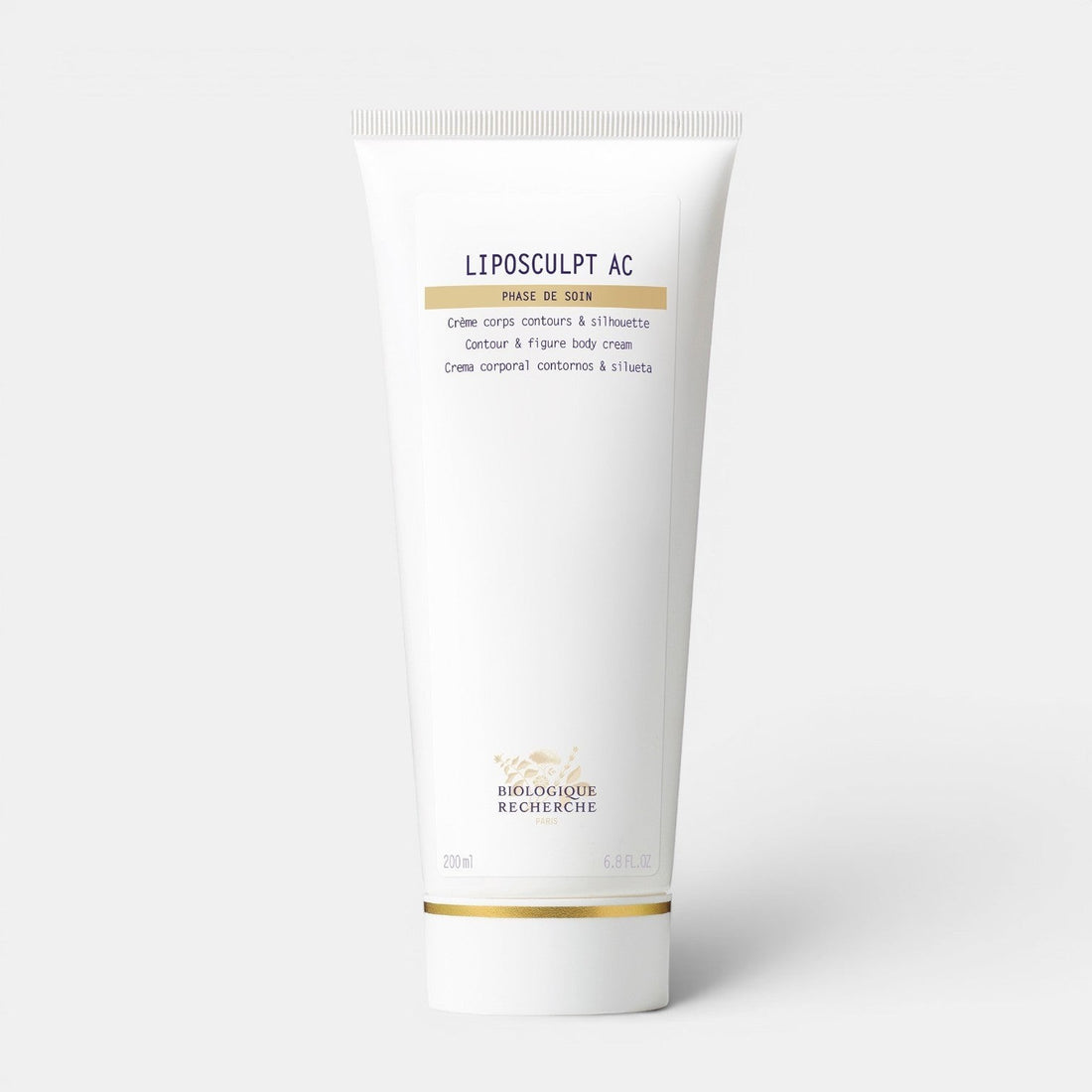 Shop Rescue Spa Biologique Recherche Liposculpt AC firming and contouring body cream in a white 200ml tube.