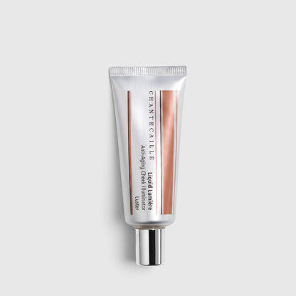 Shop Rescue Spa Liquid Lumiere highlighting fluid in a silver tube for radiant and luminous skin