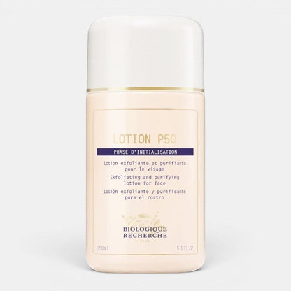 Shop Rescue Spa Biologique Recherche Lotion P50 exfoliating and purifying toner for face, 150ml.