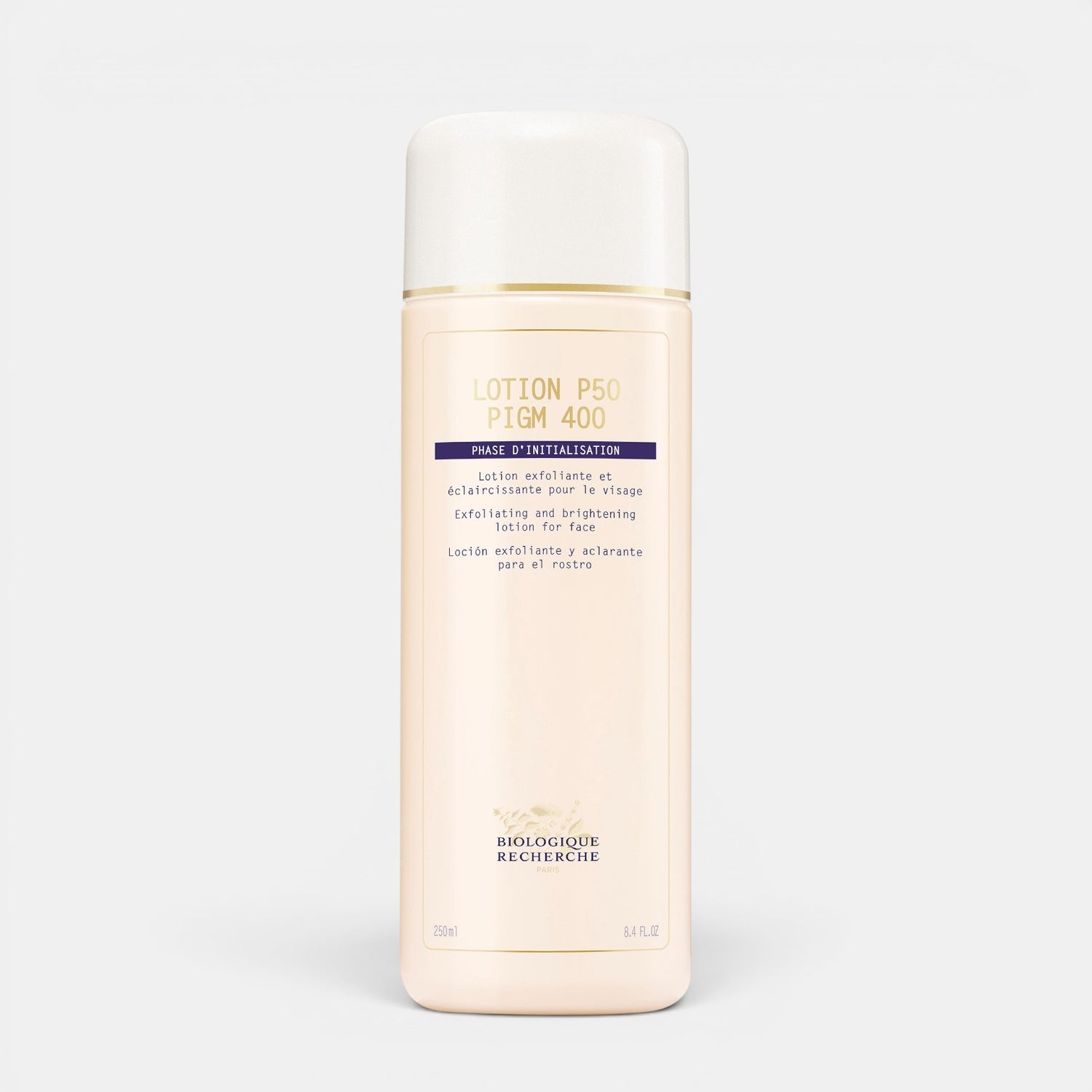 Shop Rescue Spa Biologique Recherche Lotion P50 PIGM 400 exfoliating and brightening facial toner bottle