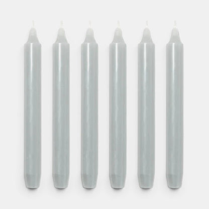 Shop Rescue Spa Madeleine Black Taper Candles, 8" tall, dripless and smokeless wax
