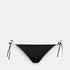 Shop Rescue Spa MALOU black bikini bottom with adjustable side ties on a plain background