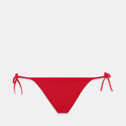 Shop Rescue Spa MALOU red bikini bottom with adjustable side ties