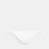 Shop Rescue Spa MALOU white bikini bottom with adjustable side ties and textured fabric