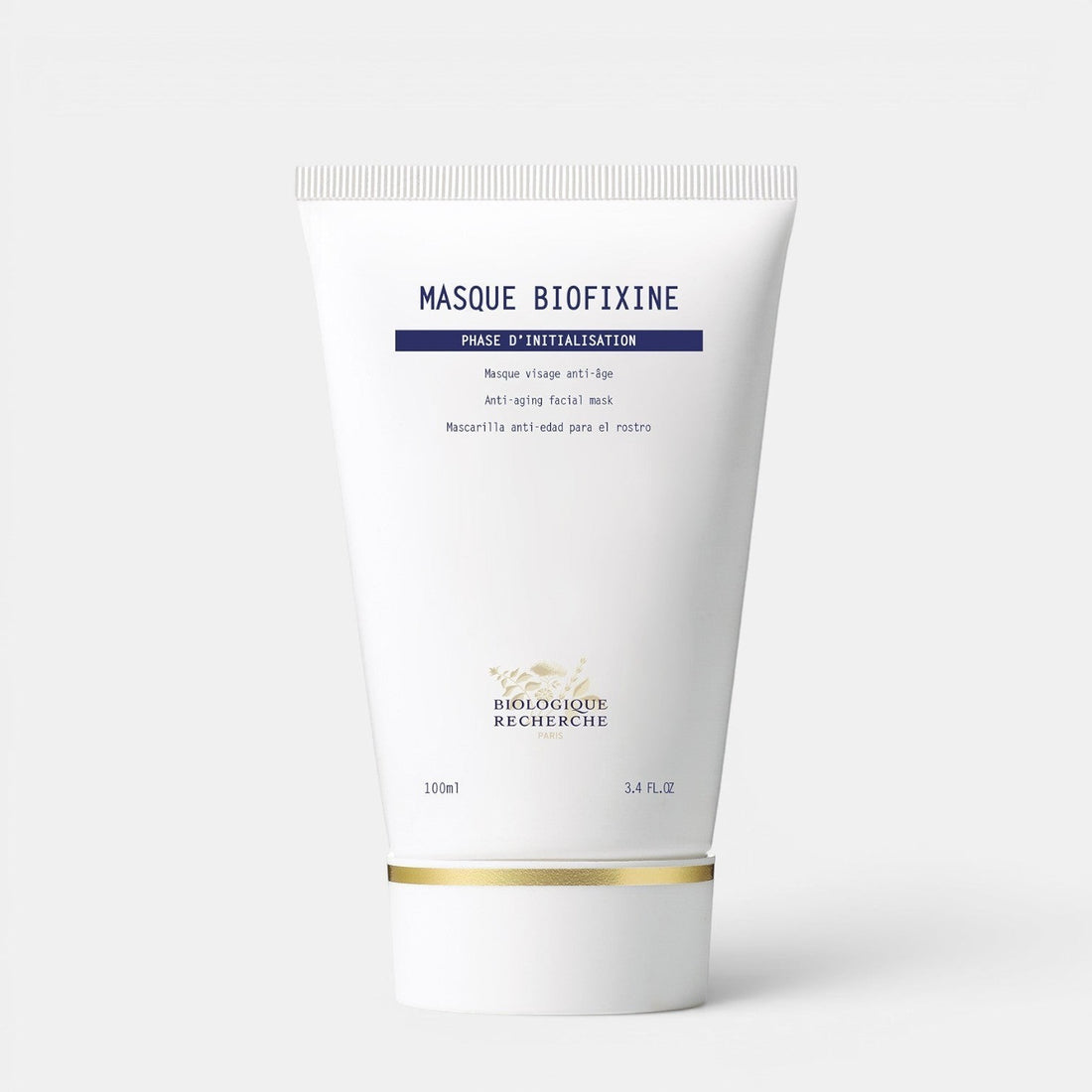 Shop Rescue Spa Masque Biofixine anti-aging facial mask in a white 100ml tube for plumping and firming skin.