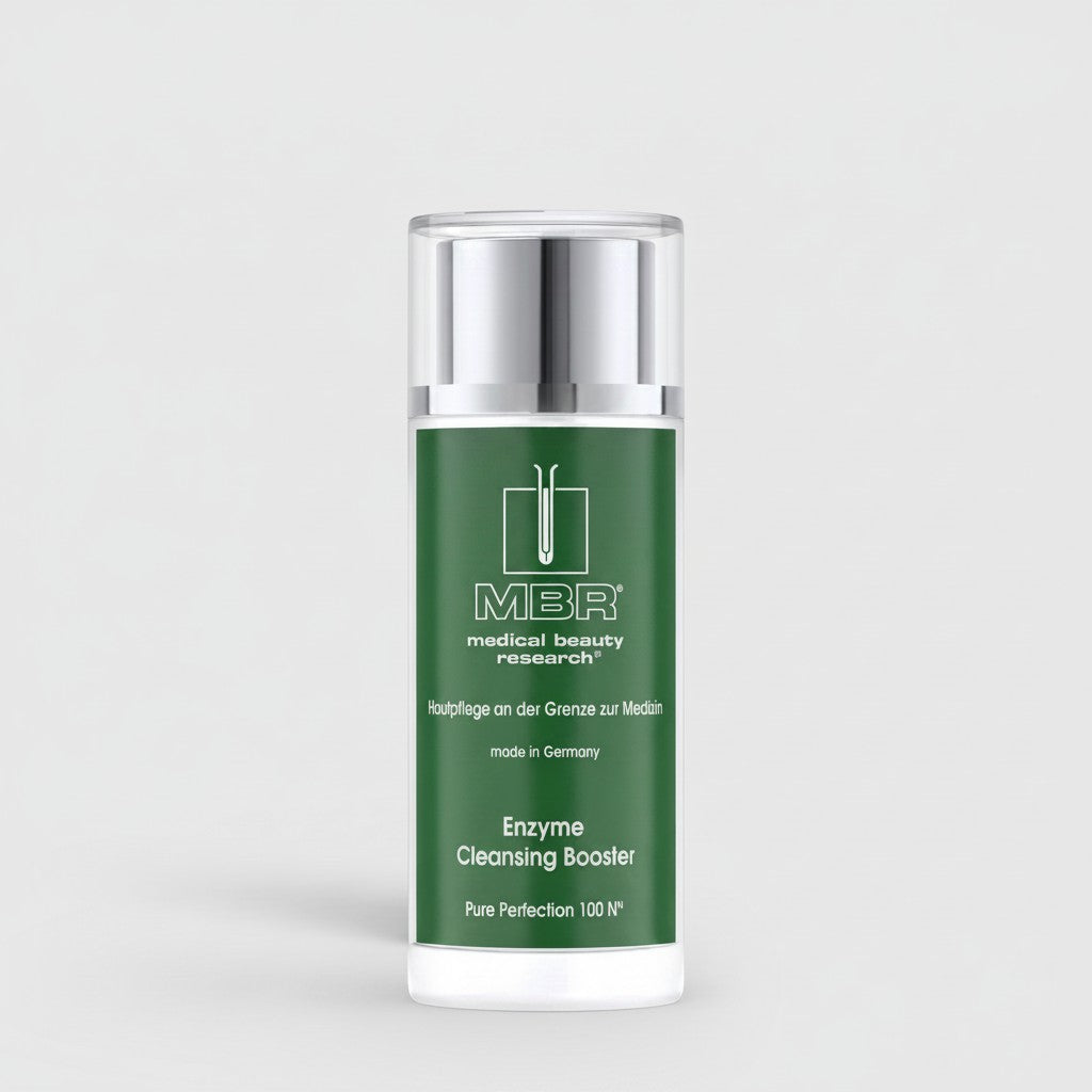 Shop Rescue Spa MBR Enzyme Cleansing Booster face powder in a green and white bottle for deep pore cleansing.