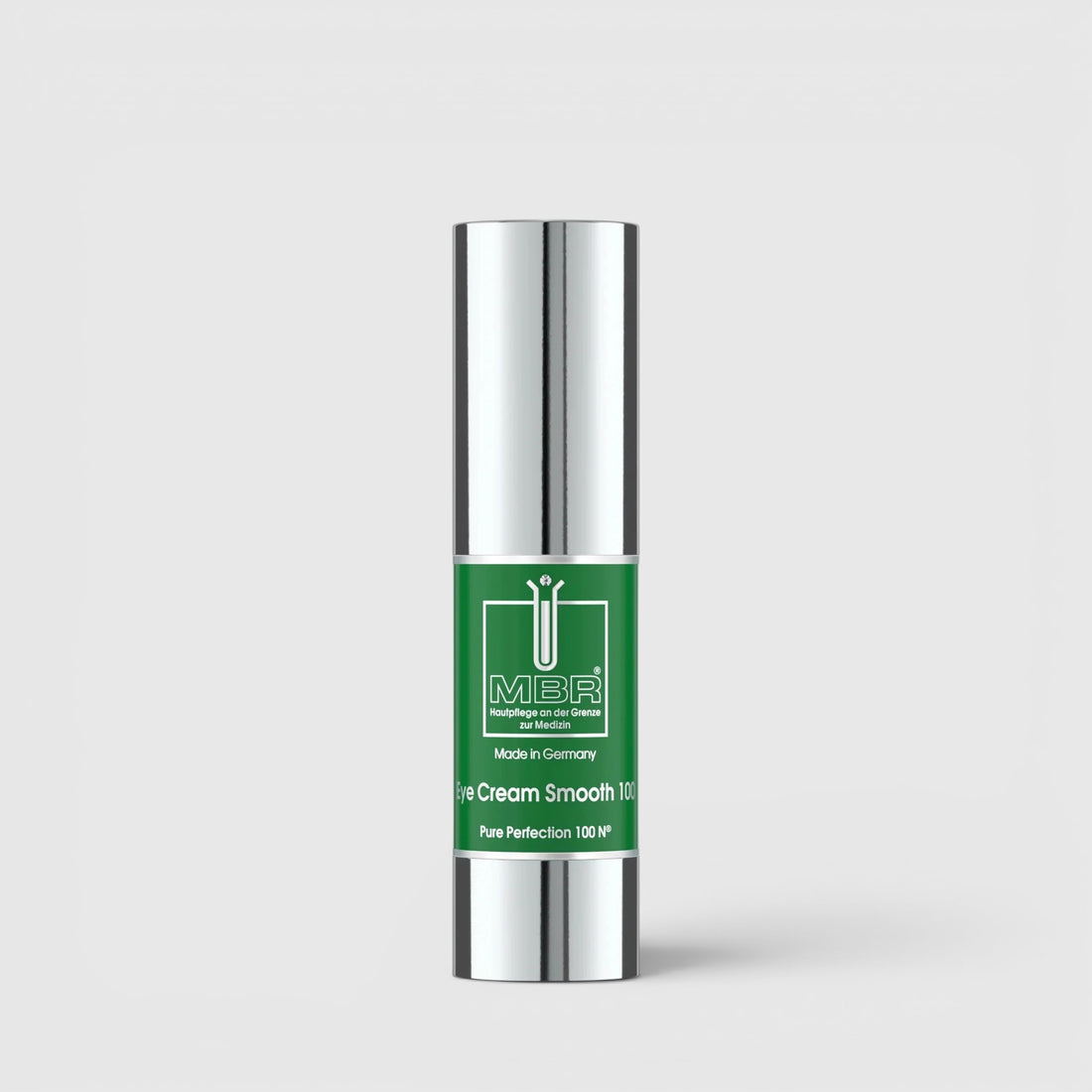 Shop Rescue Spa MBR Eye Cream Smooth 100 in a sleek silver and green pump bottle for firming and brightening eyes.