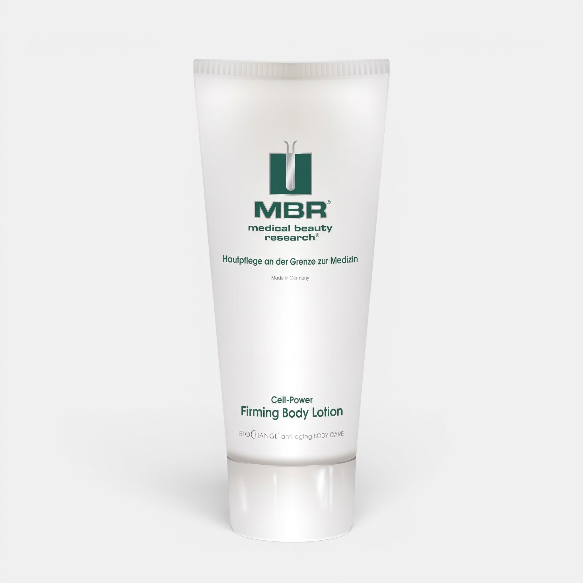 Shop Rescue Spa MBR Cell Power Firming Body Lotion in a white 200ml squeeze tube for skin elasticity and hydration.